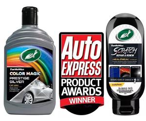 1 x Turtle Wax SILVER Color Magic Polish 500ml & 1 x HD Scratch Remover 207ml