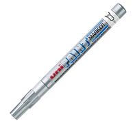 1 x Uni Multi Surface Paint Marker Pen PX-21 Fine Bullet Tip Silver