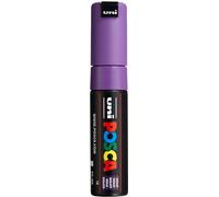 1 x Uni Posca PC-8K Paint Glass Window Marker Pen Fine Chisel Tip 8mm Violet