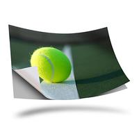 1 x Vinyl Sticker A3 Rectangle Shape 420x297mm - Yellow Tennis Ball Sports Art Print Decal Laptop Tablet Luggage Car Wall Fridge Door Sticker #2358