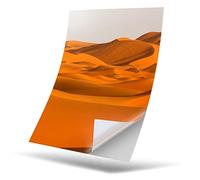 1 x Vinyl Sticker A4 Rectangle Shape 210x297 mm - Sahara Desert Sand Dunes Africa Travel Art Print Decal Laptop Tablet Luggage Car Wall Fridge Door Sticker #24267