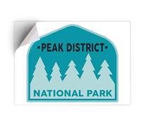1 x Vinyl Sticker A4 - Rectangle Shape 29,7x21cm Peak District National Park England Art Print Decal Laptop Tablet Luggage Car Wall Fridge Door Sticker #60673