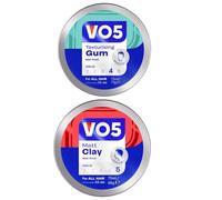 1 x VO5 Texturising Gum Matt Finish 75ml - 1 x VO5 Extreme Style Matt Clay Extra Hold For Sculpted Texture And Choppy Matt Finish All Day Hold 75ml - Pack of 2