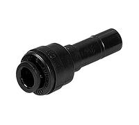 1 x VYAIR-DMfit Stem Reducer Union Connector 15mm Tube O.D. to 12mm Push-Fit (compatible replacement for John Guest Speedfit PM061512E) for Water Filter Dispensers and Reverse Osmosis