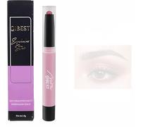 1 X Waterproof Eyeshadow Stick, Light Brown Cream-To-Powder Finish, Long Lasting Crease Proof Makeup For Eyes & Lips