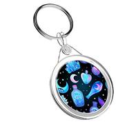 1 x Witch Craft Coven Magic Spell - Keyring IR02 Dad Kids Birthday #14717