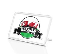 1 x Wrexham Square Magnet - Wales Welsh Flag City Travel Holiday Fridge Magnetic Travel Souvenir Holiday Family Friend Women Men #83156