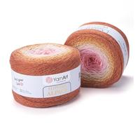 1 x Yarn Flowers Alpaca 20% Alpaca 80% Acrylic Weight 250g Length 940m (1028 Yards) Multicolor Rainbow, 40 Colours (414)