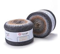 1 x Yarn Flowers Alpaca 20% Alpaca 80% Acrylic Weight 250g Length 940m (1028 Yards) Multicolor Rainbow, 40 Colours (440)