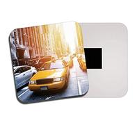 1 x Yellow Cab Fridge Magnet - New York Taxi City America NYC Fun #8548