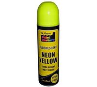 1 x YELLOW Fluorescent Neon Spray Paint Matt DIY Interior Exterior Bright Colour Aerosol