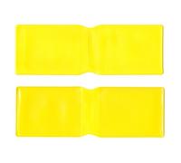 1 x Yellow Plastic Oyster Card Wallet/Credit Card Holder/ID Card Wallet/Business Card Holder/Travel Pass Cover - MADE IN THE UK