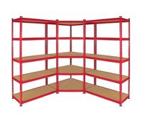 Monster Racking Z-rax 90Cm Racking Bundle: Corner Shelving And 2 Garage Racking Bays