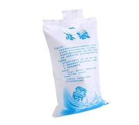 1 X10pcs Reusable Dry Ice Gel Packs PE Food-Grade Freezable Cooler Gel Bag for Injuries Treatment Food Storage Shipment Long-Lasting Cold Source After Adding Water and Refrigeration (400mL)