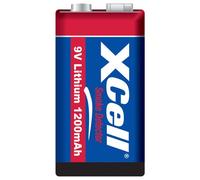 1 XCell Lithium 9V Block 1200 mAh Ideal for Gotcha