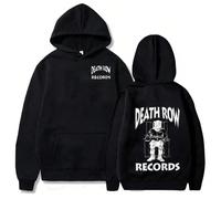 (1, XL) Death Row Records Spring and autumn hooded sweatshirts wool sweatshirts fashionable sweatshirts for men and women