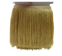 1 Yard 20CM Long Polyester Tassel Fringe Lace Trim Ribbon Sew Latin Dress Stage Garment Curtain Accessories(Local Gold)