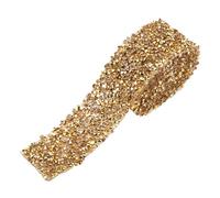 1 Yard 30Mm Diamond Mesh Wrap Roll Crystal Rhinestone Sequin Ribbon For Party Decor And Crafting Projects