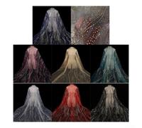 1 Yard Sequin Texture Mesh Fabric For Fashion Design Projects Costume Development Event Styling Craft Supplies And Decorative Sewing Applications(Champagne)