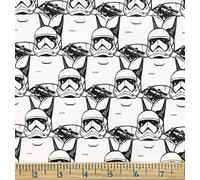 1 Yard - Star Wars Stormtroopers on White Cotton Fabric - Officially Licensed (Great for Quilting, Sewing, Craft Projects, Throw Pillows & More) 1 Yard X 44" Wide