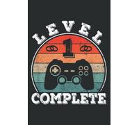 1 Year Marriage Anniversary 1 Year Married Level 1 Complete: Journal/Ruled Notebook with Premium Paper, 6" x 9", Inner Pocket, 120 Pages