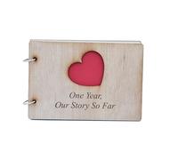 1 Year Our Story So Far - Scrapbook, Photo album or Notebook Idea For 1st Anniversary