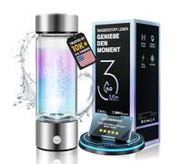 10.0 New Upgrade Hydrogen Water Bottle【NO.1 Certified Hydrogen Tech】【24-Hour Hydrogen Lock】Hydro Water Bottle 100% Leak ProofPEM/SPE Technology Produces Hydrogen Water