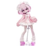 10,000 Times Escape Plan Blind Doll, Height Approx. 5.9 inches (15 cm), PVC & ABS Material, 1/12 BJD Special Body, Girls Gift, Joint Action Figure, Painted, Present Hand Model Ornaments (Pink)