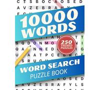 10,000 Words Word Search Puzzle Book: 250 Themed Puzzles for Adults, Seniors and Teens