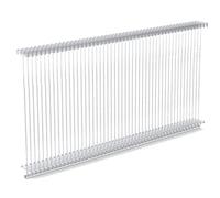 10,000 x White Tagging Barbs Clothing Garment Tagger Gun Fasteners Refill Pin Price Tags Standard Paddle 65mm 2.5 Inch