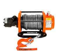 10,000lb Hydraulic Winch, 25m x 10mm Dyneema Rope.