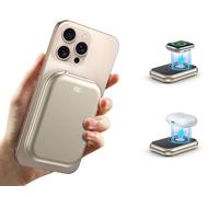 10,000mAh Magnetic Power Bank,Wireless Portable Charger with USB-C Cable,USB C in&Out Fast Charging Battery Pack,Travel Essentials Powerbank for iPhone 16/15/14/13/12 Series,Apple Watch Series,Airpods