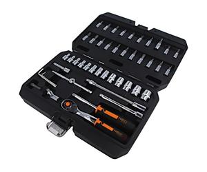 10-004 key set hexagonal, socket wrench fastening: 1/4" 46pcs. NEO TOOLS