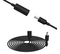 10.0ft Power Supply Cable Long Adapter Plug Extender Cable White Extension Replacement Power Extension Cord Accessory