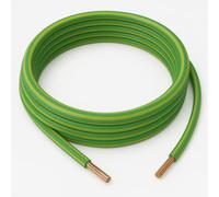 10.0mm Earth Cable 6491X Green & Yellow Round Solid Strand PVC | 5m Pack