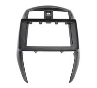 10.1 2DIN ABS Black Navigation Panel Frame - Stereo Dash Trim for Versa 2015-2019, Premium Installation Mount (With power cord)