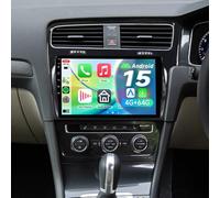 10.1" Android 15 Car Radio for VW Golf MK7 2013-2020, Wireless CarPlay Android Auto, 4+64GB Head Unit Upgrade, Bluetooth 5.4 WiFi 6, IPS Touchscreen, GPS Navigation, DSP, FM/RDS, SWC,HD Rear Camera