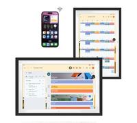 10.1" Digital Google Calendar:Chore Chart and Planner for Family Schedules|Picture Frame with Anti-Glare Touchscreen|Wall-Mount or Desktop|Google Voice Assistant,Home Hub,App Store|Li-Battery&Speakers