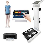 10.1" HD Touch Screen Bioimpedance Analyzer, Body Composition & Weight Management Machine, Customizable Height Test, Multi-Language Support, Accurate Fat Analysis