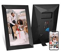 10. 1 Inch 16GB Smart WiFi Digital Photo Frame Danish Design Frameo App Send Photos or Small Videos from Anywhere Touchscreen IPS 1280x800 LCD Panel Portrait and Landscape Digital Frame
