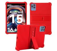 10.1 inch Android Tablet Case for Callsky-Tab Cpad 10，Universal Soft Silicone Cover for aiprotablet C20e/Moderness MB1001/ DOOGEE U10/ Onn 10.1 inch Tablets (red)