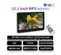 10.1 INCH Car Headrest Video Multimedia Player Bluetooth Rear Back Seat TV Monitor Display Touch Screen Easy Setup For Trips(10.1 inch MP5 1P)