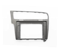 10.1 Inch Car Radio Fascias Frame For VW For Golf 7 2013-2019 Stereo Panel Dashboard Installation Trim GPS DVD Accessory(Frame-LHD silver)