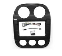 10.1 Inch Car Radio Fascias MP5 Stereo Panel Dashboard Installation Frame 2Din Head For Jeep For Compass For Patriot 2010-2016 PYPFQUMQGR(Frame AN cable)