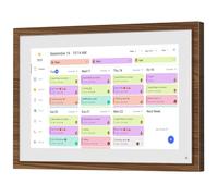 10.1 Inch Digital Calendar Chore Chart with Touchscreen - Full HD Interactive Display, Wall & Desk Mountable Family Planner, To-Do List & Meal Planner, Digital Picture Frame for Sharing Photos via App