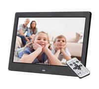 10.1 inch Digital Photo Frame 1280 * 800IPS Electronic Photo Frames Slide Show with Photo Music Video Calendar Alarm Function for Families&friends (Black)