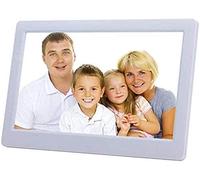 10.1-inch Digital Photo Frame, Intelligent Human Body Sensing UV Remote Control Electronic Photo Frame Suitable for a Variety Of Scenes (White)