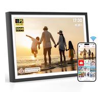 10.1 Inch Digital Photo Frame WLAN with 32 GB Memory, HD 1280 x 800 IPS Touchscreen Digital Photo Frame with Auto Rotate, Electronic Picture Frame for Easy Sharing of Photos Videos via Frame