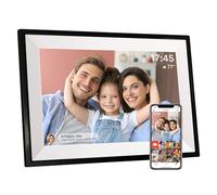 10.1 Inch Frameo WiFi Digital Picture Frame, Instantly Share Photos and Videos from Phone, Easy Setup for Seniors, 1280x800 HD IPS Touchscreen, 32GB Storage, Stay Close Gift for Parents & Grandparents