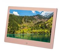 10.1-Inch Hd Digital Photo Frame, Multi-Functional Wall-Mounted Picture And Video Player (Rose Gold)